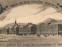 Topnička vojarna, Ilica, Črnomerec, 1905. godine.jpg